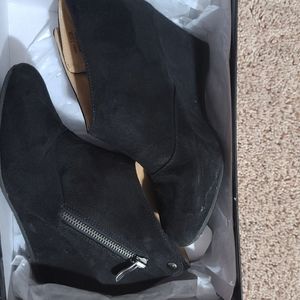 CL Vickee Black Wedge Bootie. Size 7.5
